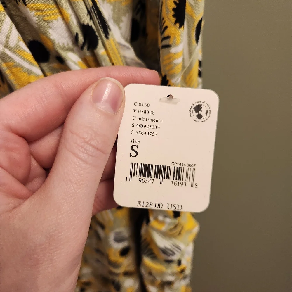 Free People Daria Halter Low Back Wrap Maxi Dress Size S - Picture 7 of 8